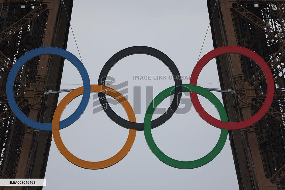 (PARIS2024)FRANCE-PARIS-OLYMPIC GAMES-OPENING CEREMONY-PREPARATION