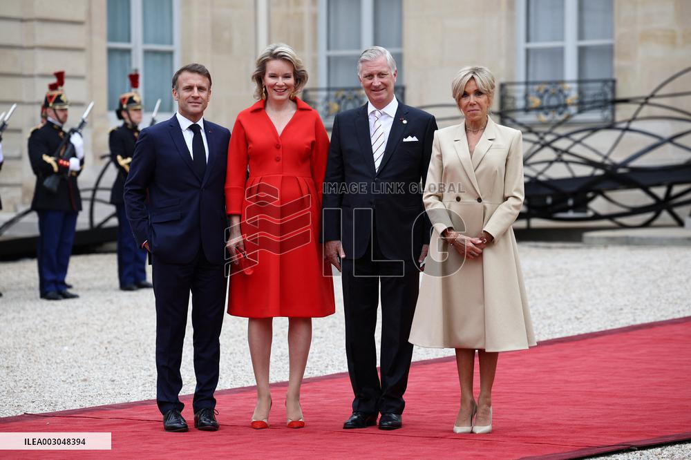 Paris 2024 - Reception At Elysee Prior Opening Ceremony