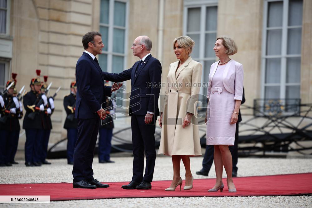 Paris 2024 - Reception At Elysee Prior Opening Ceremony