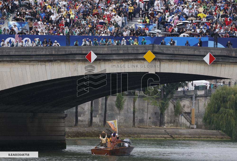 (PARIS2024) FRANCE-PARIS-OLY-OPENING CEREMONY