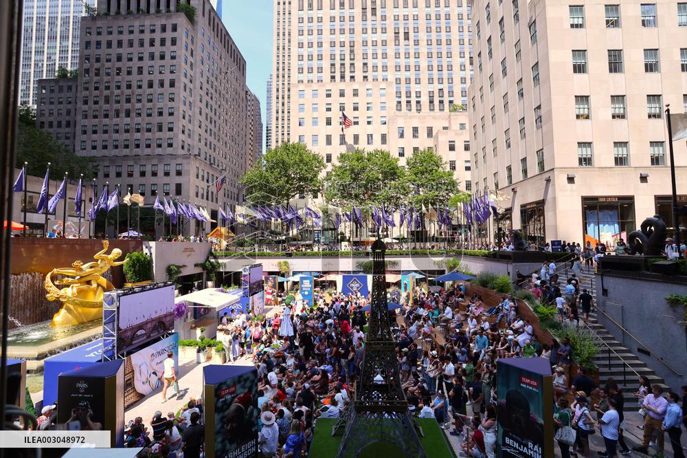 Paris 2024 - People Watch Opening Ceremony - NYC