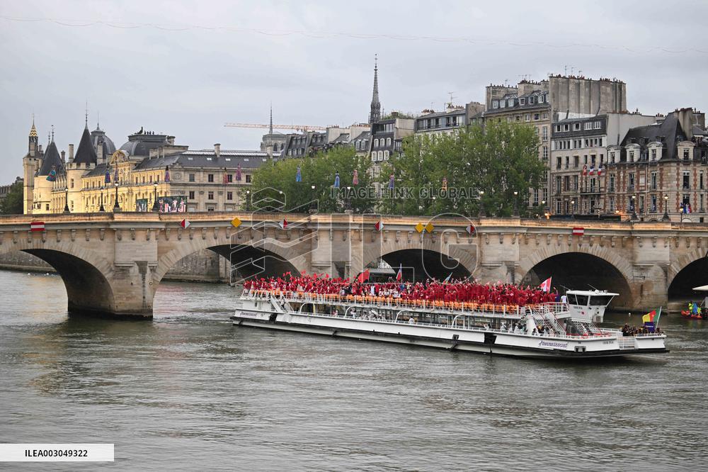 (PARIS2024) FRANCE-PARIS-OLY-OPENING CEREMONY