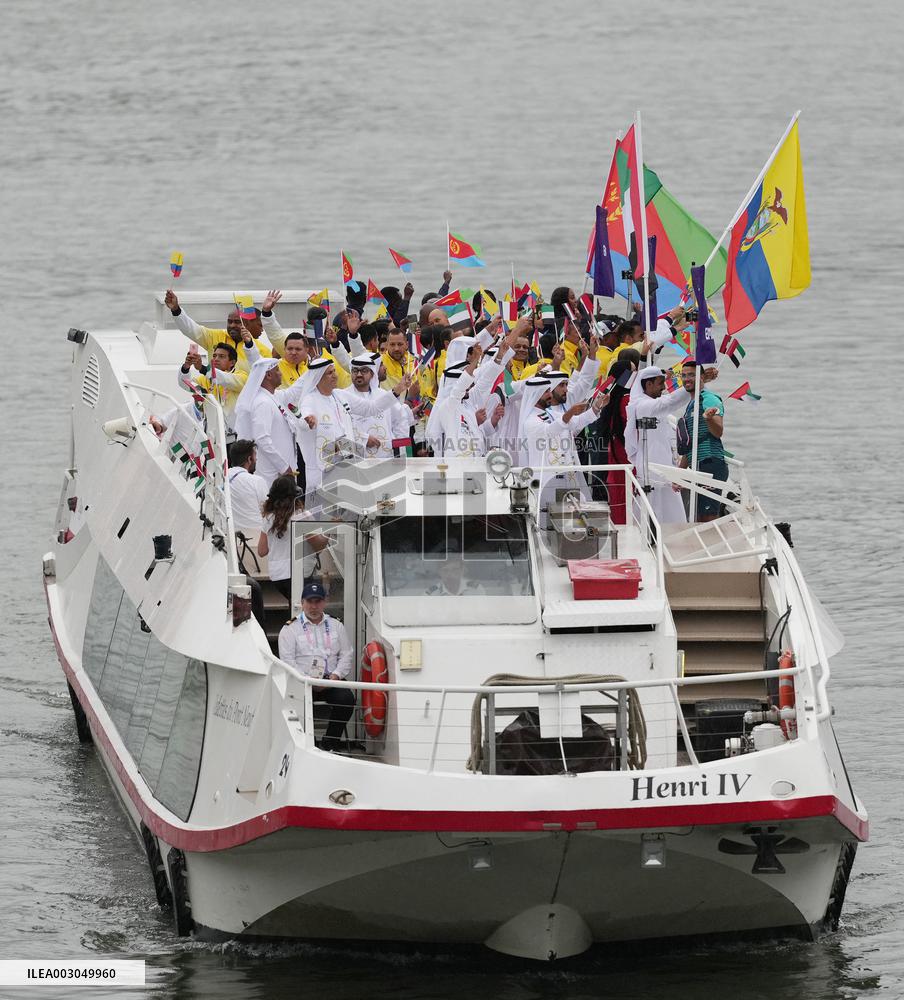(PARIS2024) FRANCE-PARIS-OLY-OPENING CEREMONY
