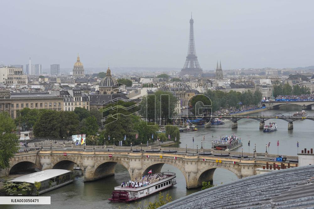 (PARIS2024) FRANCE-PARIS-OLY-OPENING CEREMONY