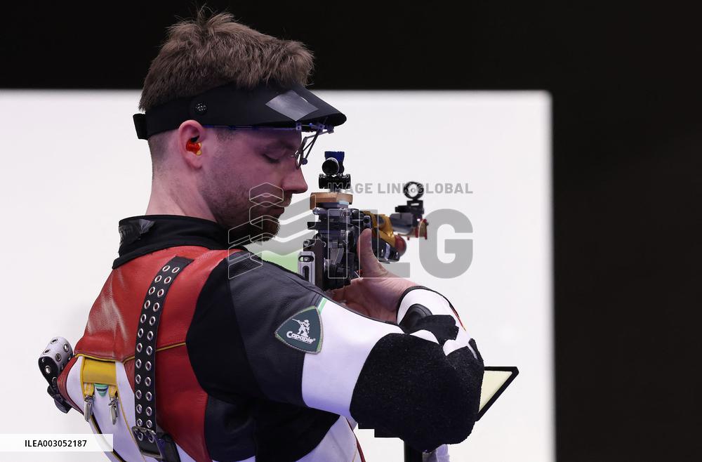 (PARIS2024)FRANCE-CHATEAUROUX-SHOOTING-10M AIR RIFLE MIXED TEAM-BRONZE MEDAL MATCH