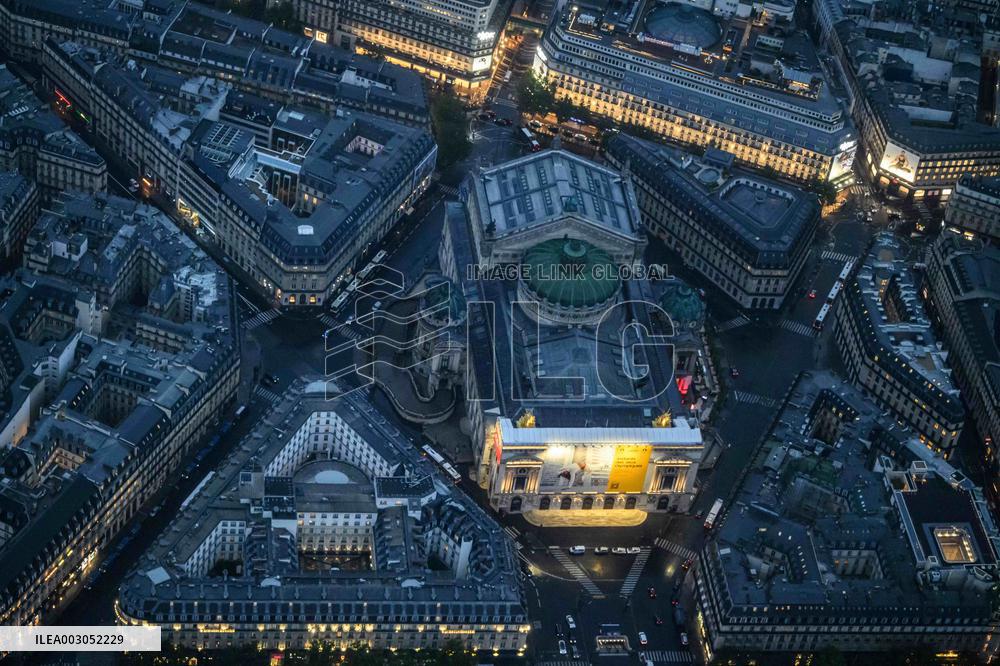 Paris 2024 - Opening Ceremony - Aerial View