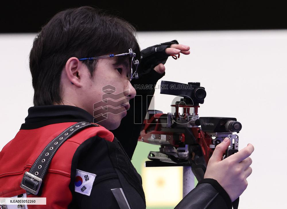 (PARIS2024)FRANCE-CHATEAUROUX-SHOOTING-10M AIR RIFLE MIXED TEAM-GOLD MEDAL MATCH