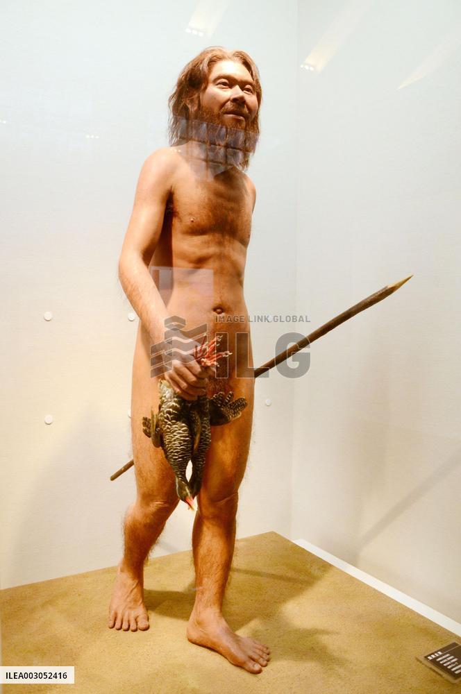 Reconstructed model of Minatogawa man