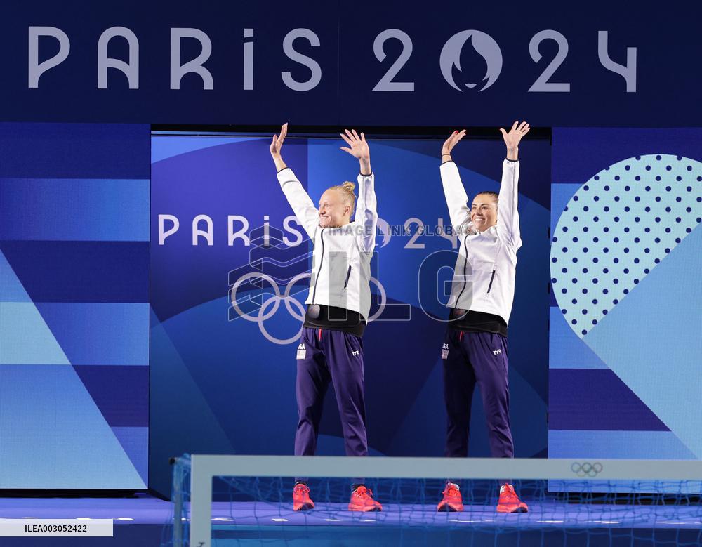 (PARIS2024)FRANCE-SAINT DENIS-DIVING-WOMEN'S SYNCHRONISED 3M SPRINGBOARD FINAL