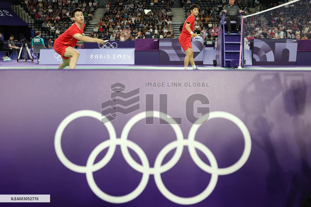 (PARIS2024)FRANCE-PARIS-BADMINTON-MIXED DOUBLES
