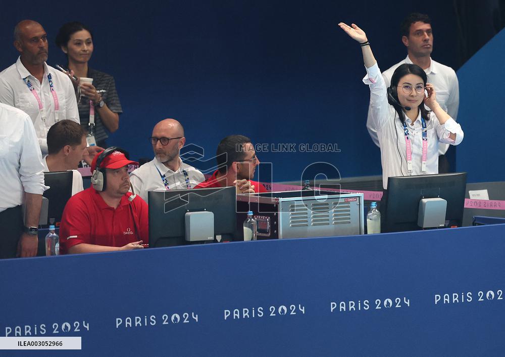 (PARIS2024)FRANCE-SAINT DENIS-DIVING-WOMEN'S SYNCHRONISED 3M SPRINGBOARD FINAL