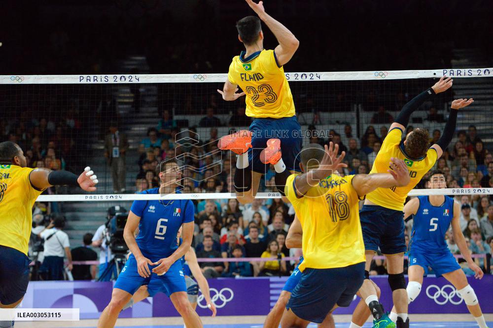 Olympic Games Paris 2024 - Men's volleyball - Italy vs Brazil