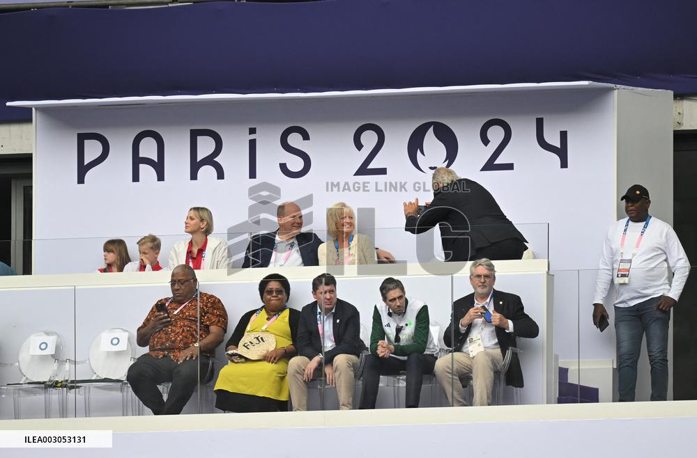 Paris 2024 - Monaco Royals At Rugby Sevens Semi-Final France v South Africa