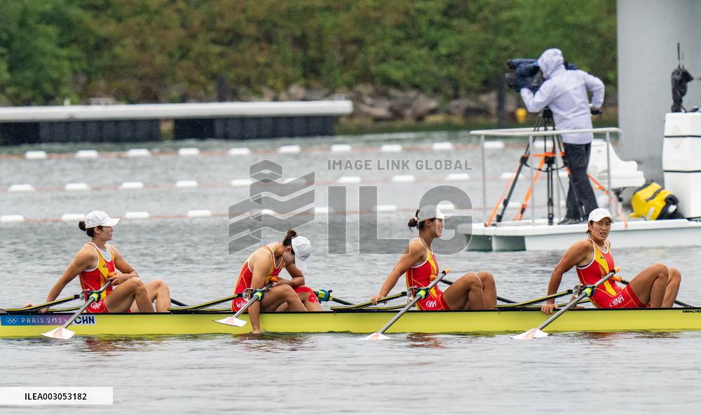 (PARIS2024)FRANCE-VAIRES-SUR-MARNE-ROWING-HEAT
