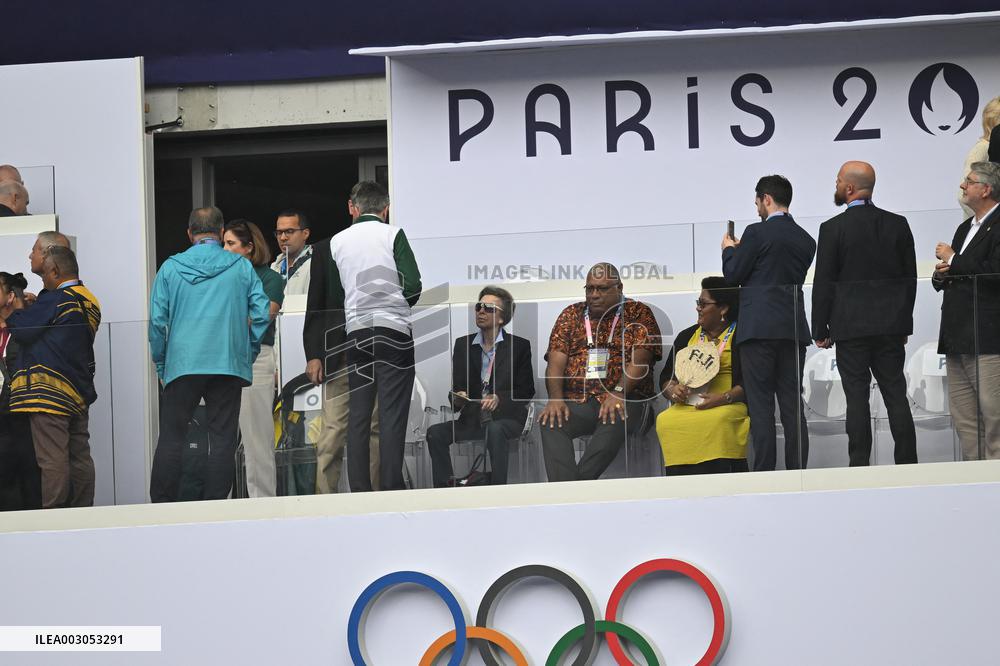 Paris 2024 - Rugby Sevens - Princess Anne At France v South Africa
