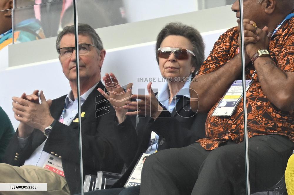Paris 2024 - Rugby Sevens - Princess Anne At France v South Africa