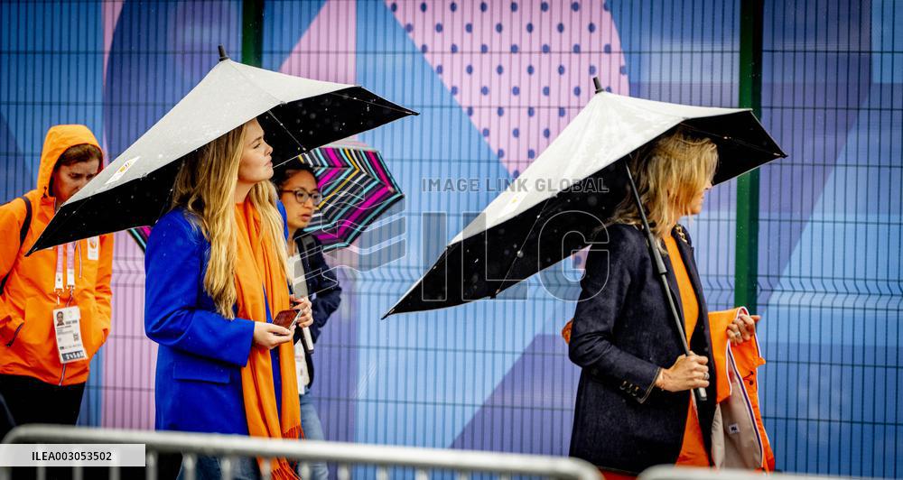 Paris 2024 - Royals Visit The Cycling Race, Individual Time Trial Women