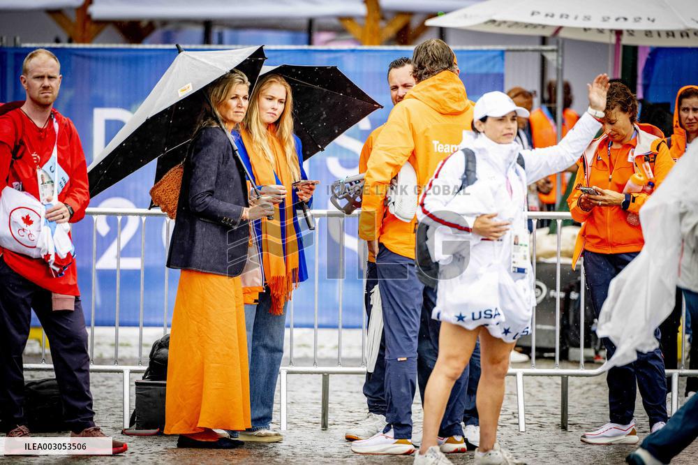 Paris 2024 - Royals Visit The Cycling Race, Individual Time Trial Women