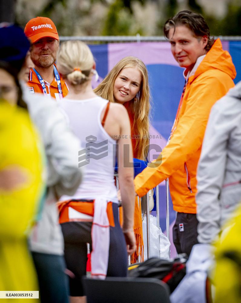 Paris 2024 - Royals Visit The Cycling Race, Individual Time Trial Women