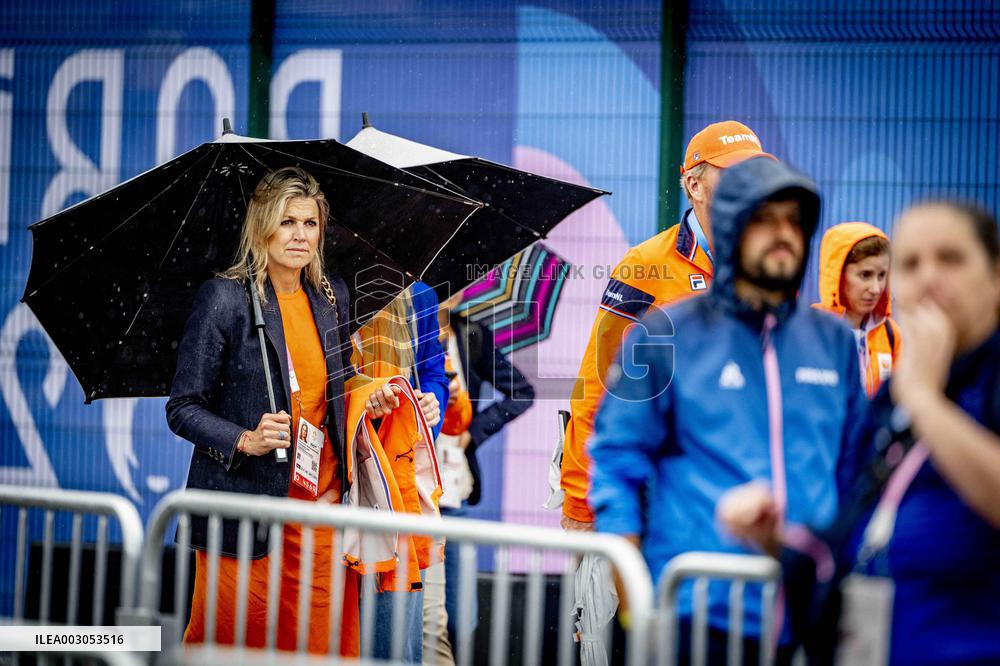 Paris 2024 - Royals Visit The Cycling Race, Individual Time Trial Women