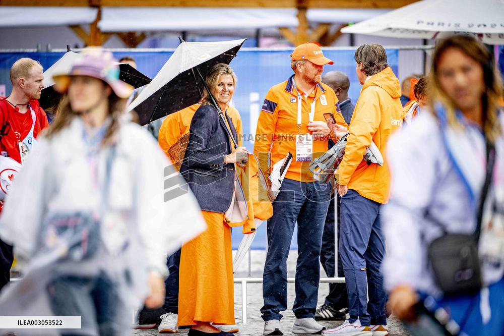Paris 2024 - Royals Visit The Cycling Race, Individual Time Trial Women