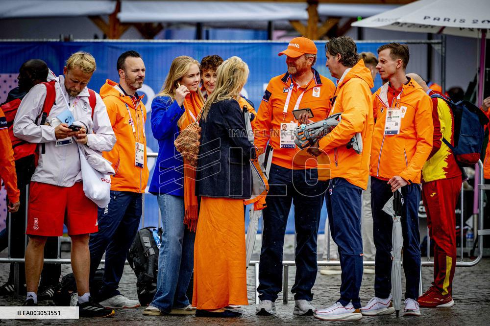 Paris 2024 - Royals Visit The Cycling Race, Individual Time Trial Women