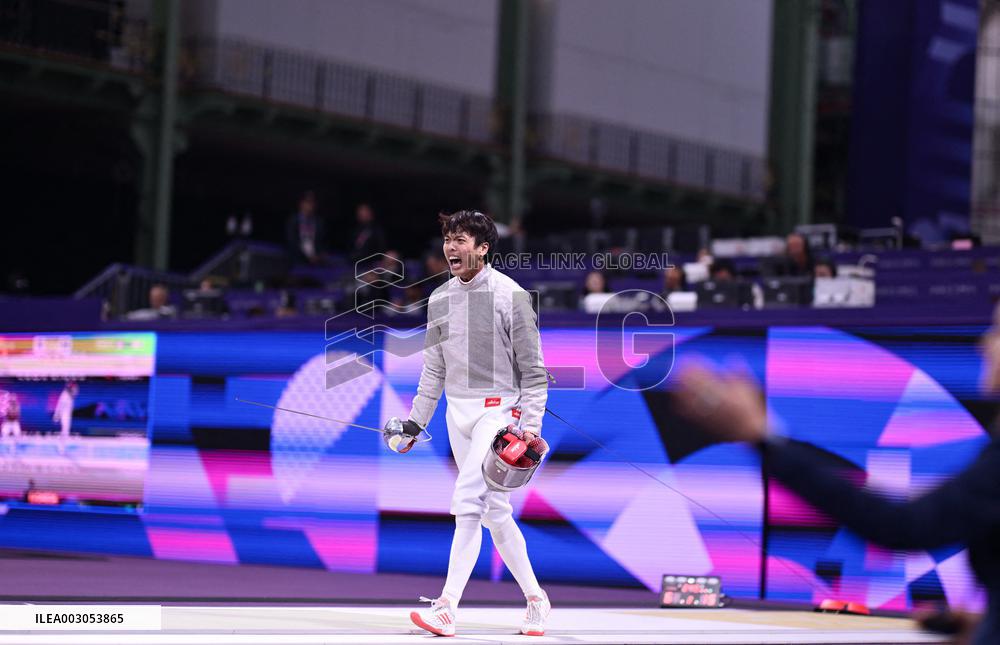 (PARIS2024)FRANCE-PARIS-MEN-FENCING-SABRE INDIVIDUAL