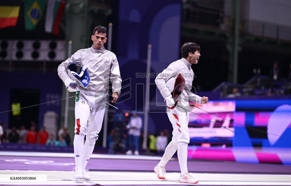 (PARIS2024)FRANCE-PARIS-MEN-FENCING-SABRE INDIVIDUAL