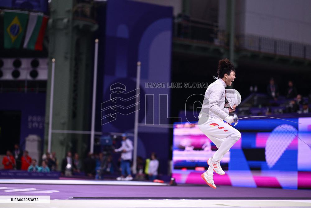 (PARIS2024)FRANCE-PARIS-MEN-FENCING-SABRE INDIVIDUAL