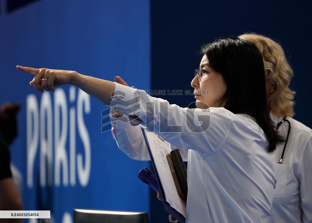 (PARIS2024)FRANCE-SAINT DENIS-DIVING-WOMEN'S SYNCHRONISED 3M SPRINGBOARD FINAL