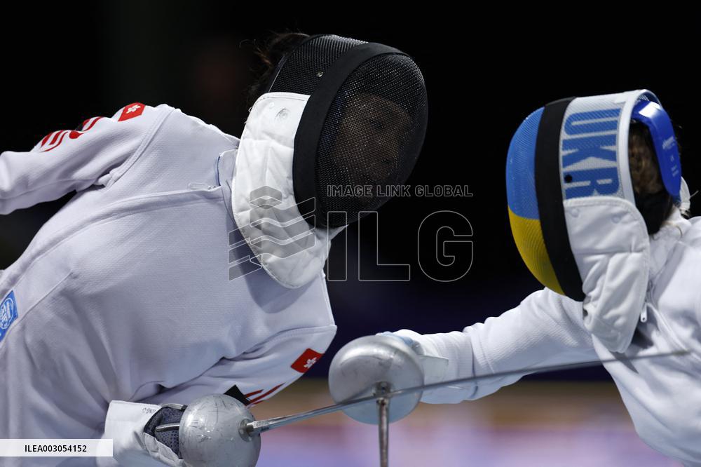 (PARIS2024)FRANCE-PARIS-WOMEN-FENCING-EPEE INDIVIDUAL