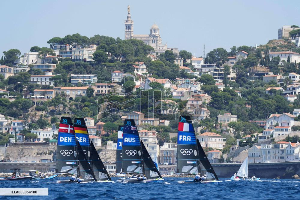 (PARIS 2024)FRANCE-MARSEILLE-OLY-SAILING-TRAINING