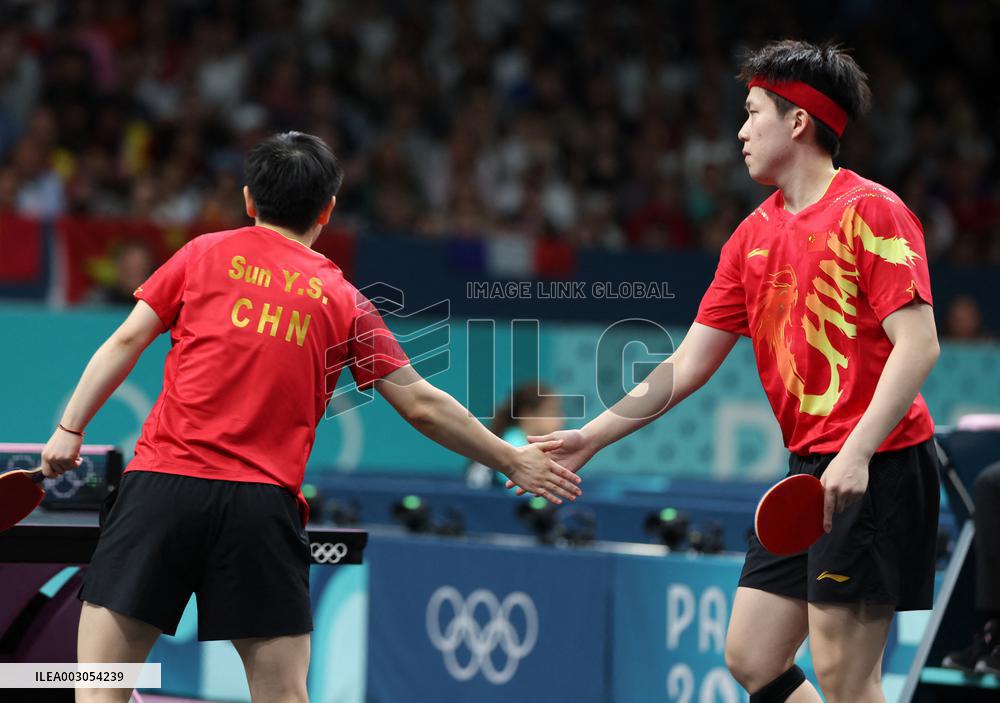(PARIS2024) FRANCE-PARIS-OLY-TABLE TENNIS-MIXED DOUBLES