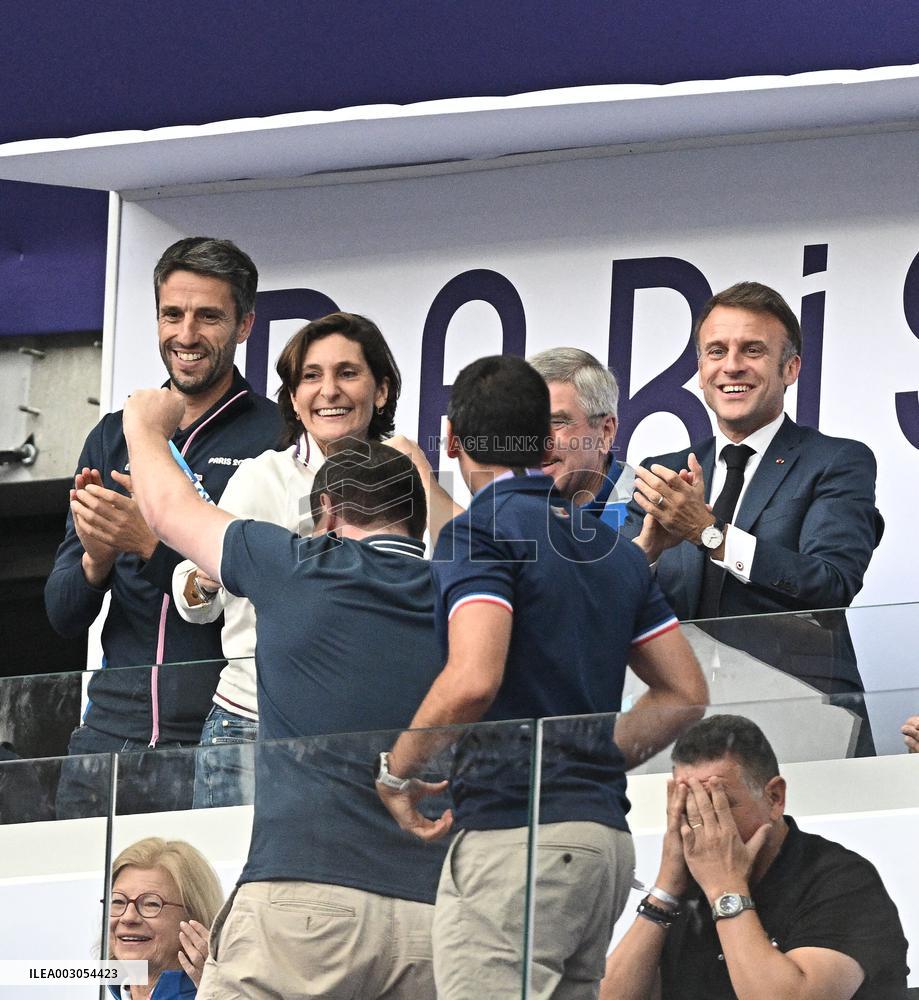 Paris 2024 - Rugby Sevens Final France Wins Gold - Joy in the stands