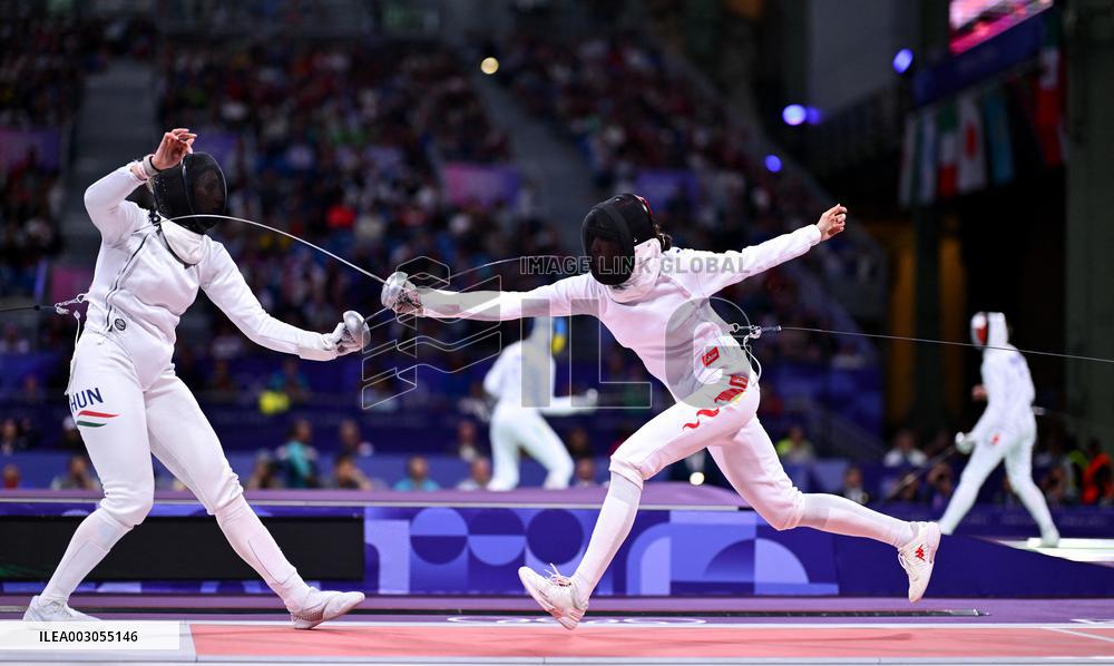 (PARIS2024)FRANCE-PARIS-WOMEN-FENCING