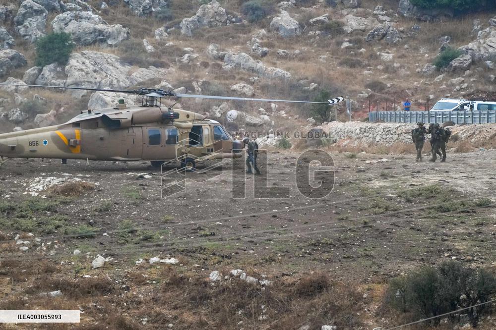MIDEAST-GOLAN HEIGHTS-ROCKET ATTACK