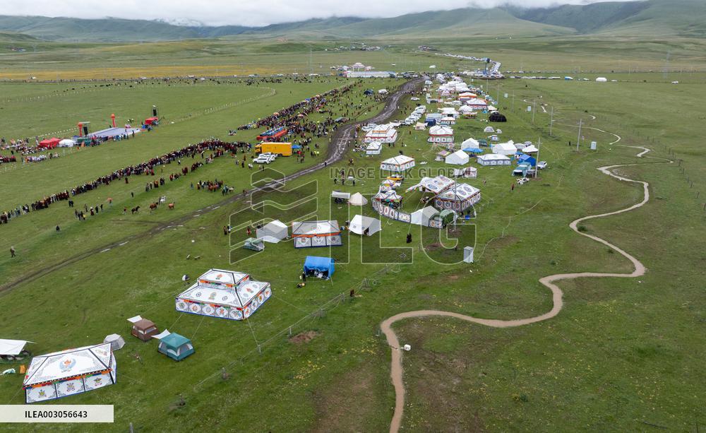 (SichuanMosaics)CHINA-SICHUAN-GARZE-RURAL FOLK EVENT (CN)