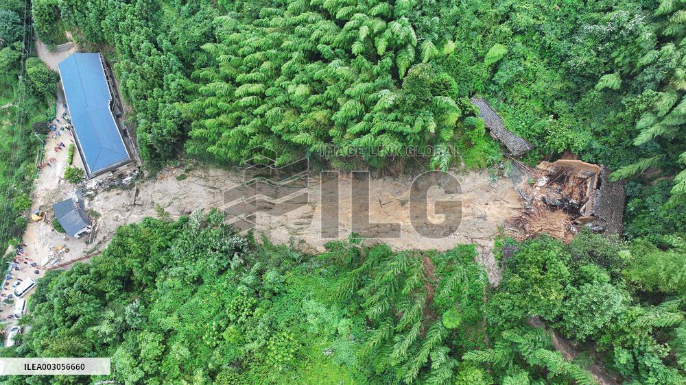 (SpotNews)CHINA-HUNAN-HENGYANG-LANDSLIDE (CN)