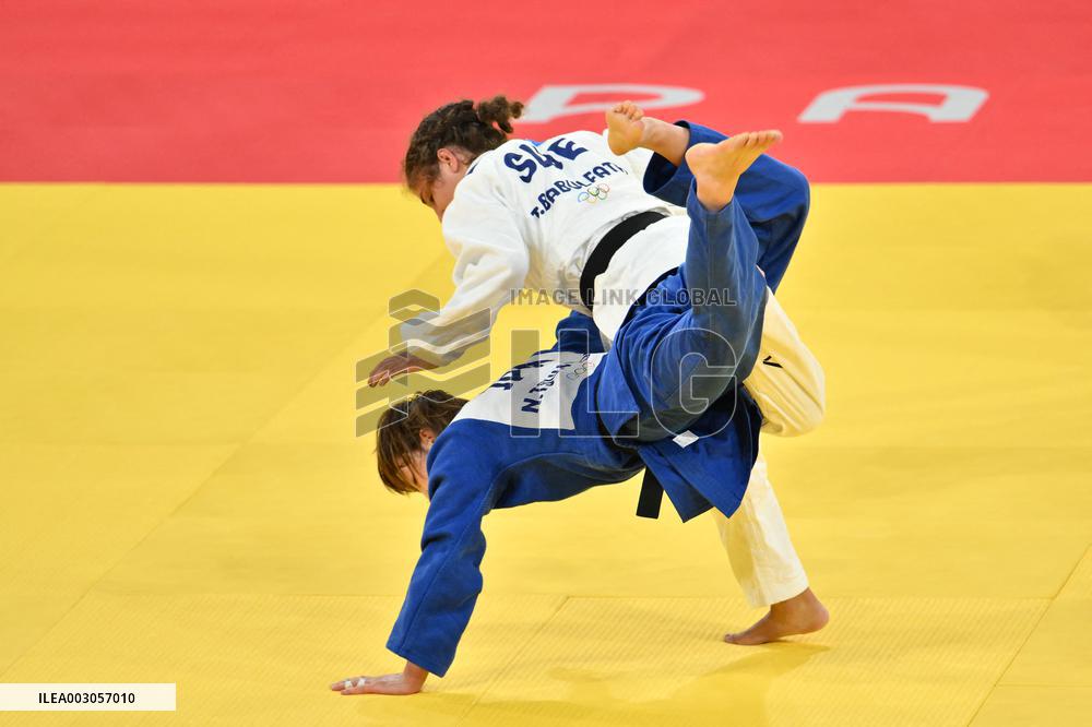 Paris 2024 - Judo - Women -48 kg - Tara Babulfath Wins Bronze