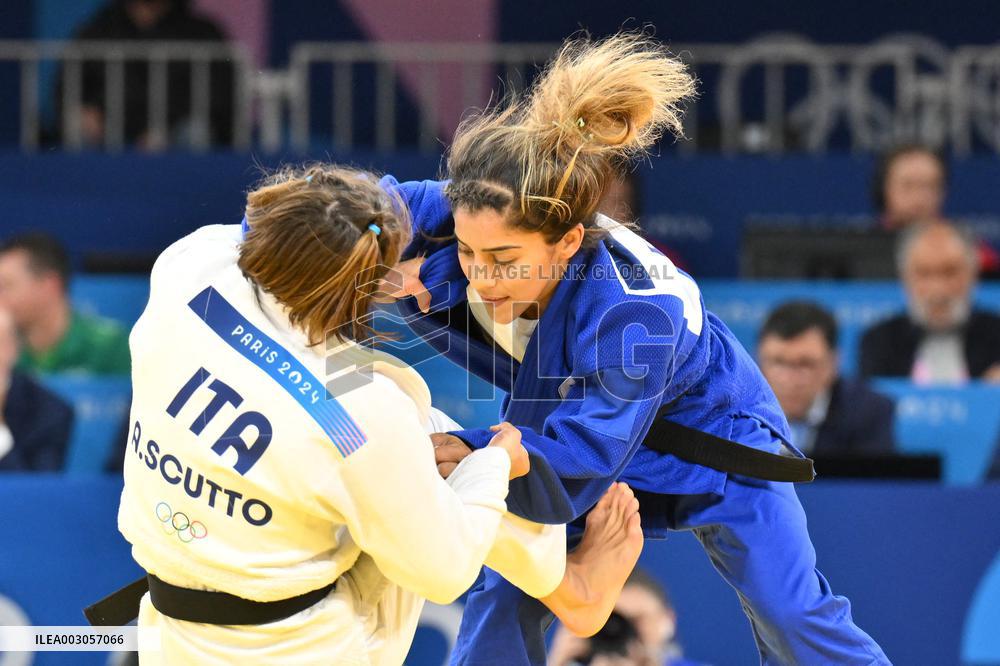 Paris 2024 - Judo - Women -48 kg - Shirine Boukli Wins Bronze
