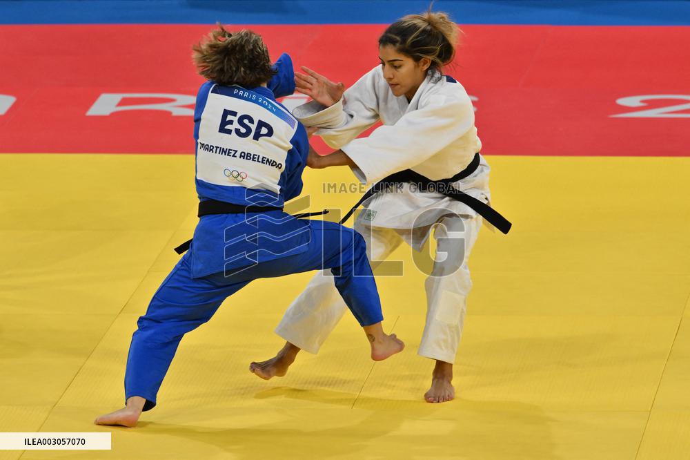 Paris 2024 - Judo - Women -48 kg - Shirine Boukli Wins Bronze