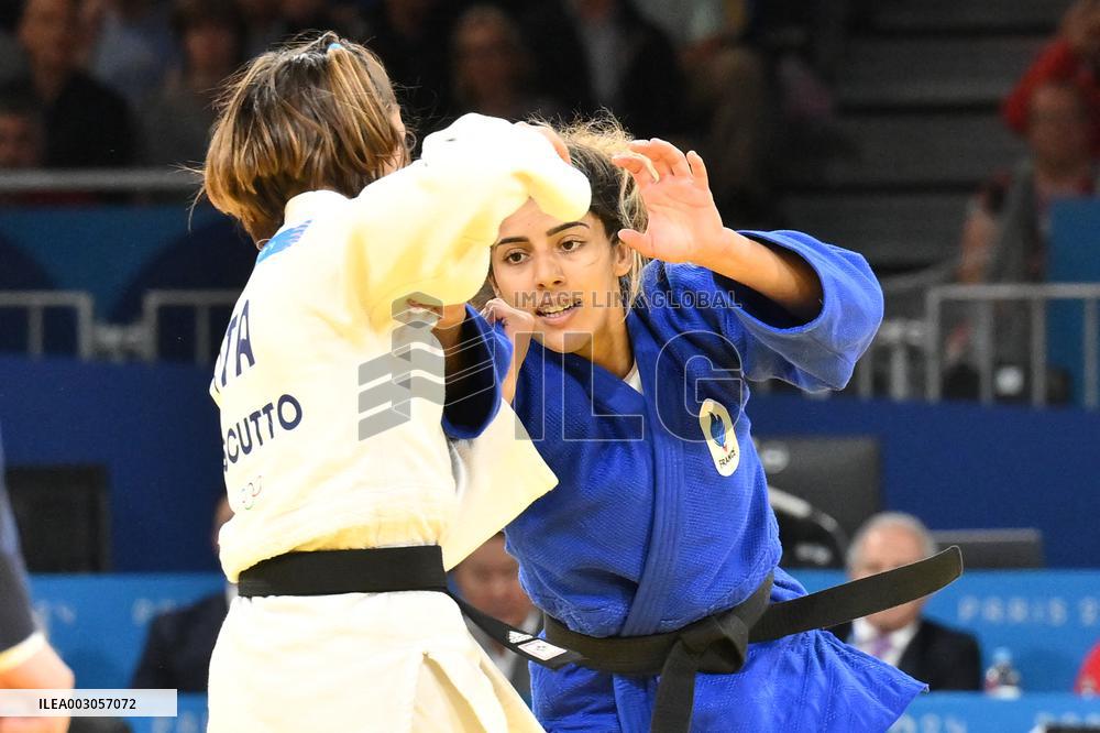Paris 2024 - Judo - Women -48 kg - Shirine Boukli Wins Bronze