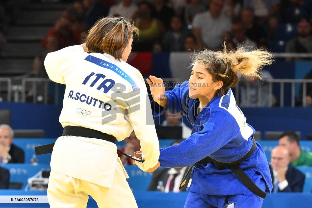 Paris 2024 - Judo - Women -48 kg - Shirine Boukli Wins Bronze