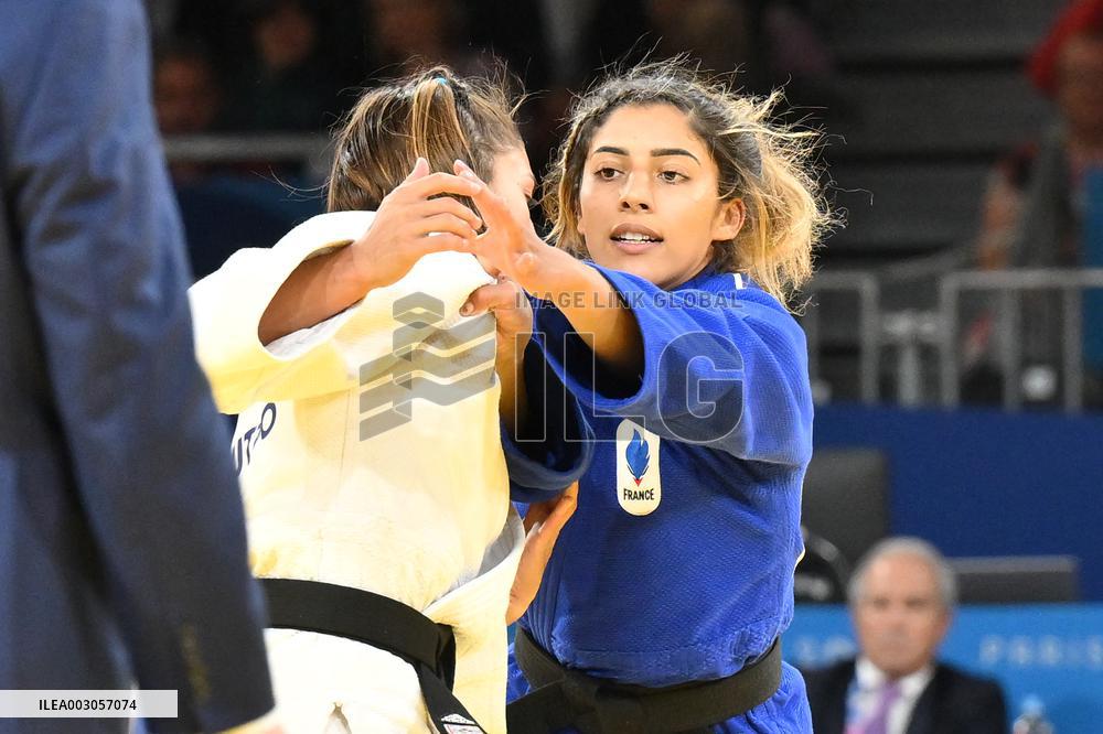 Paris 2024 - Judo - Women -48 kg - Shirine Boukli Wins Bronze