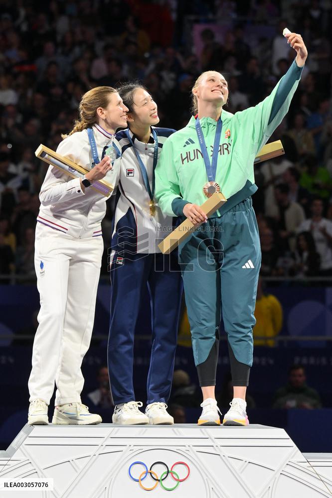 Paris 2024 - Women's Epee Individual - Podium