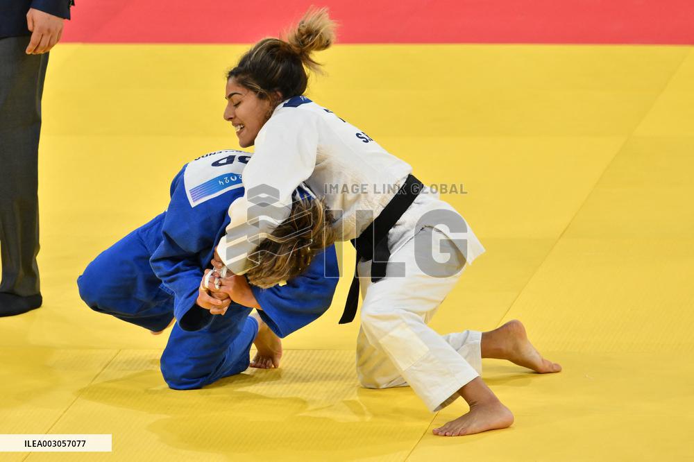 Paris 2024 - Judo - Women -48 kg - Shirine Boukli Wins Bronze