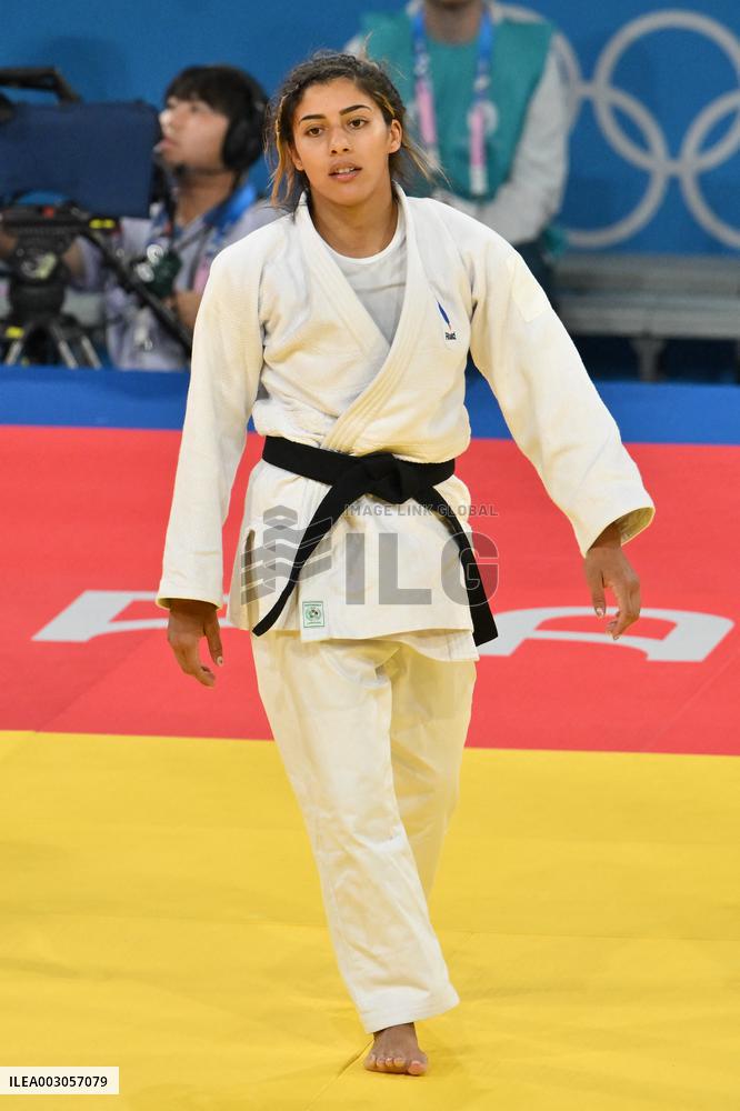 Paris 2024 - Judo - Women -48 kg - Shirine Boukli Wins Bronze