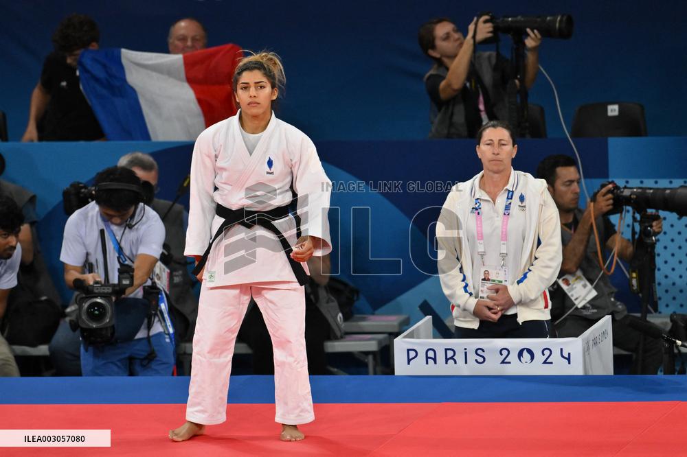 Paris 2024 - Judo - Women -48 kg - Shirine Boukli Wins Bronze
