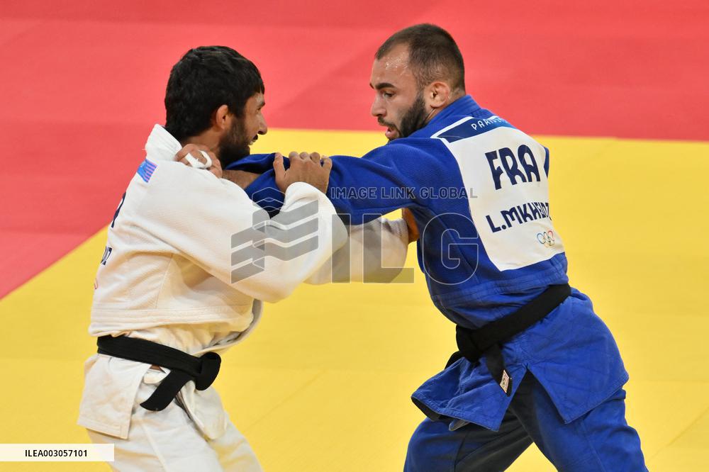 Paris 2024 - Judo - Men’s -60kg - Luka Mkheidze Wins Silver