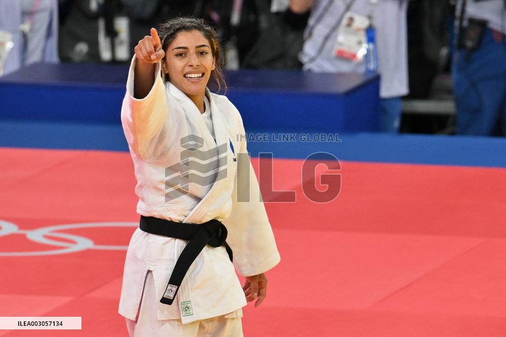 Paris 2024 - Judo - Women -48 kg - Shirine Boukli Wins Bronze